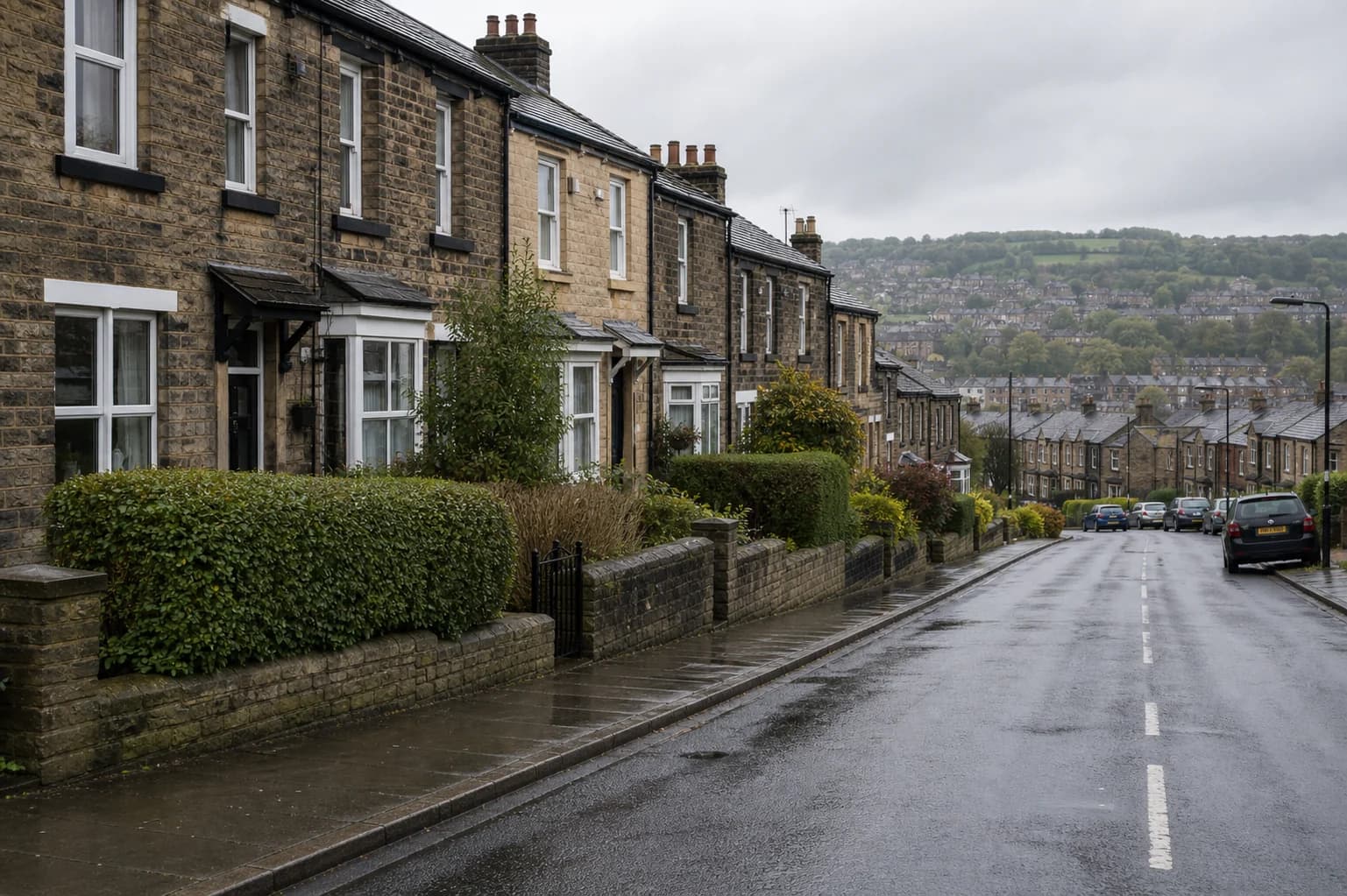 Quiet West Yorkshire residential street used to show local specialist-cleaning coverage